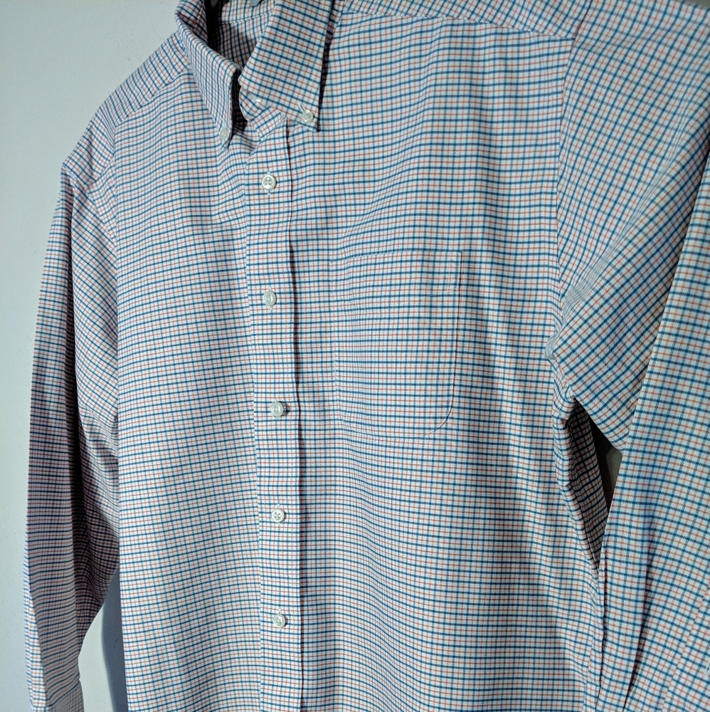 L.L. Bean Plaid Longsleeve Button Up Traditional